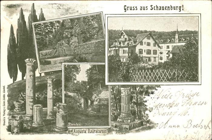 Schauenburg Augusta Rauracorum Theater
