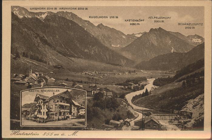 Hinterstein Bad Hindelang Gasthaus Steinadler