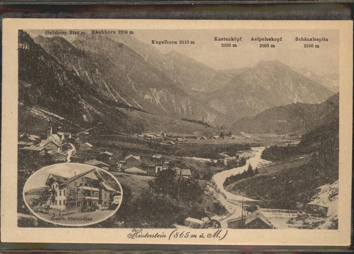 Hinterstein Bad Hindelang Gasthaus Steinadler