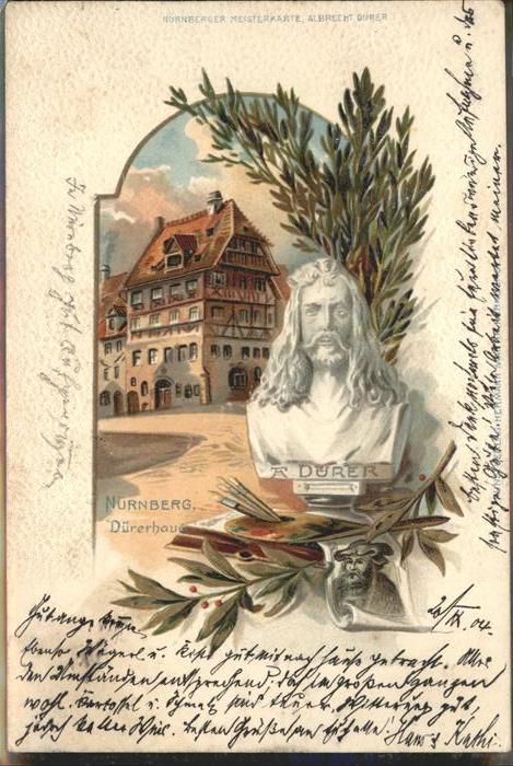 Nuernberg Dürerhaus Prägedruck