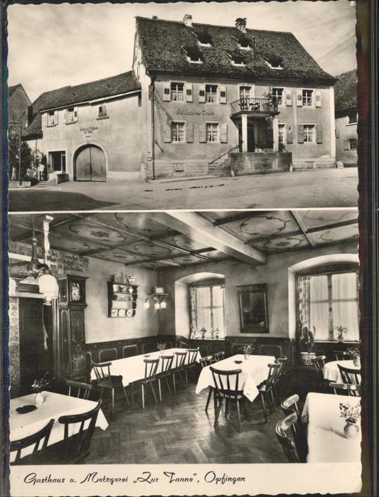 Opfingen Gasthaus Metzgerei Zur Tanne