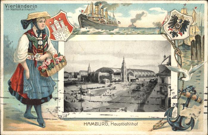 Hamburg Hauptbahnhof Vierländerin Nationaltrach