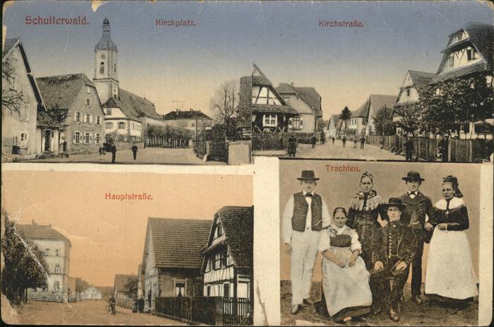 Schutterwald Kirchplatz Kirchstrasse Hauptstrasse Tr