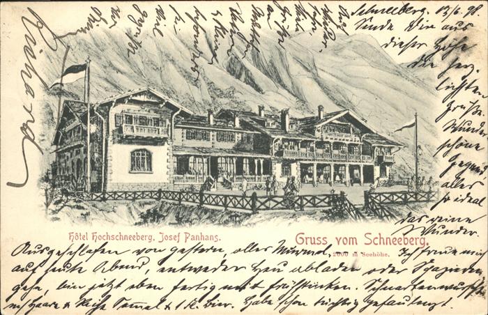 Schneeberg Tschechien Hotel Hochschneeberg