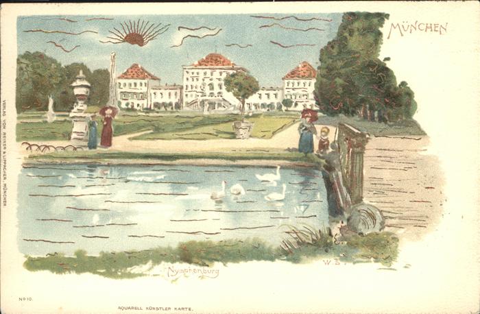 Muenchen Nymphenburg Schwan