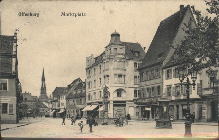 Offenburg Marktplatz Brunnen