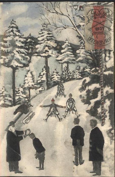 Offenburg Winter Schlitten