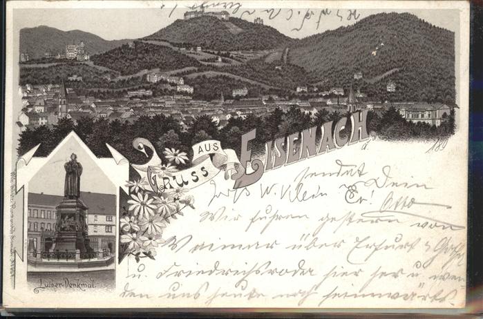 Eisenach Thueringen Luther Denkmal