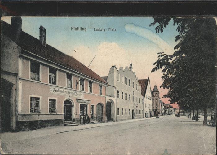 Plattling Isar Bayern Ludwig Platz