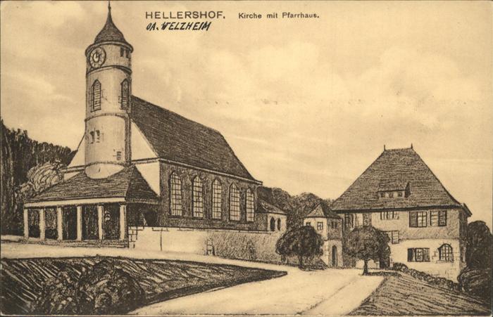 Hellershof Kirche Pfarrhaus