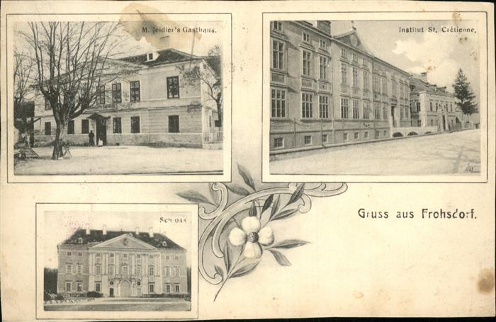 Frohsdorf Schloss Gasthaus Institut St Cretienne