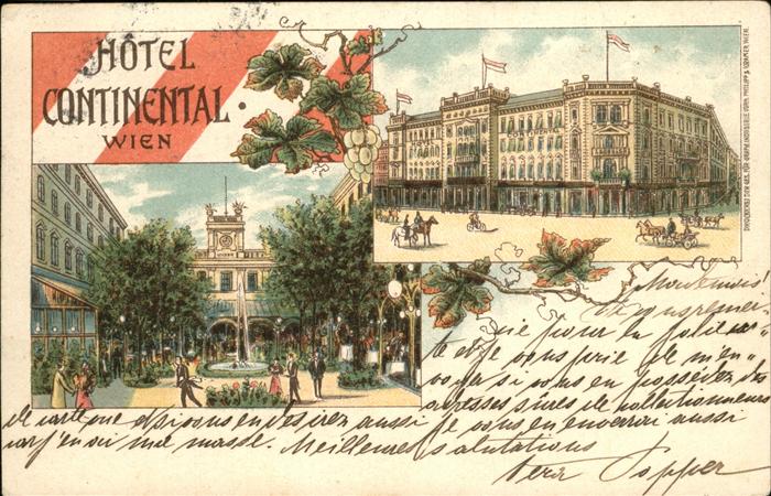 WIEN AT Hotel Continental Kutsche