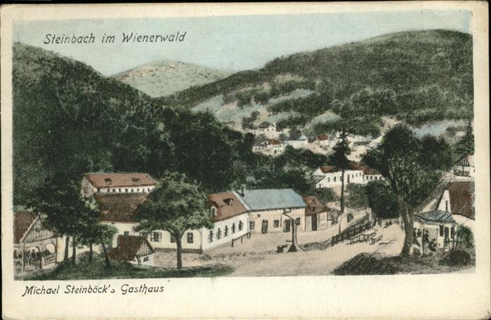 Hadersdorf-Kammern Steinbach Wienerwald Michael Steinböcks