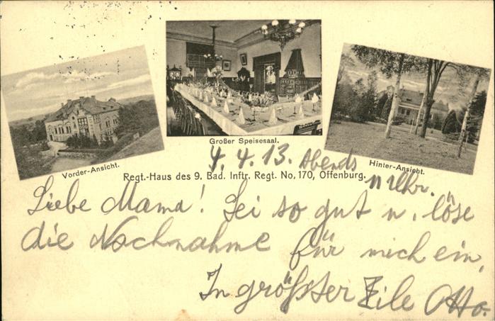Offenburg Regt Haus des 9 Bad