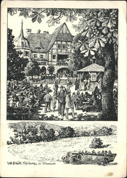 WIEN AT Sofienalpe im Wienerwald   Kuenstlerkarte NZ4