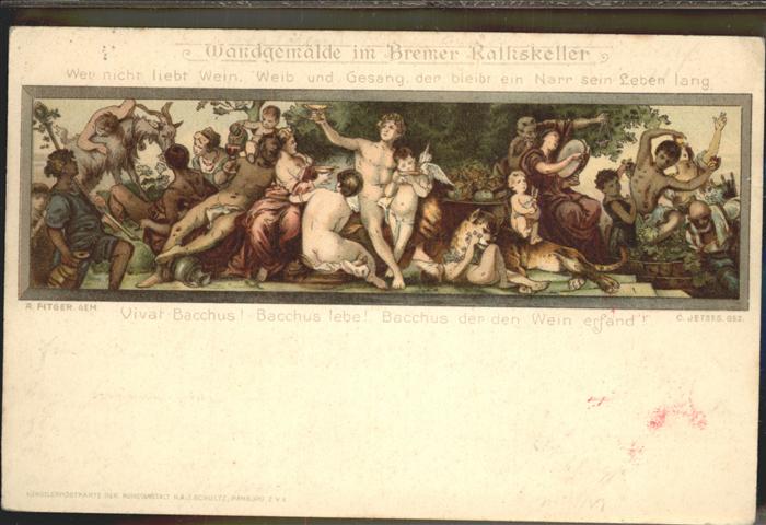 Bremen Wandgemälde im Bremer Rathskeller