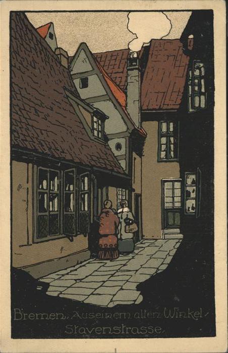 BREMEN  CITY Aus einem alten Winkel Stavenstrasse
