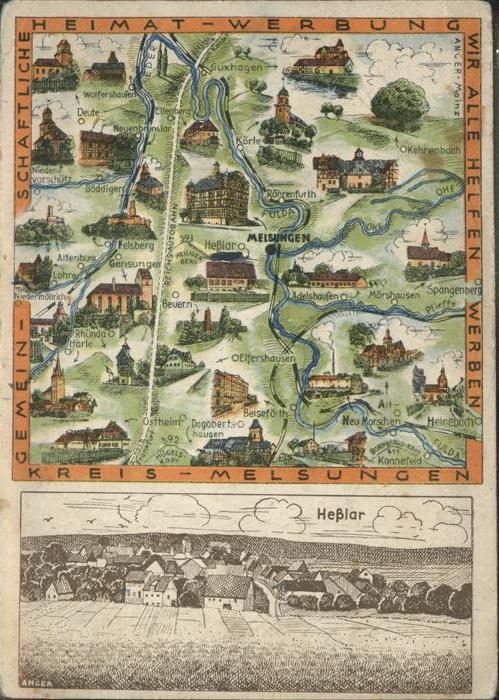 Hesslar Melsungen Übersichtskarte