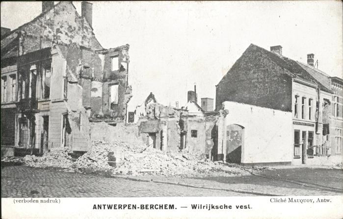 Antwerpen Anvers Wilrijksche vest