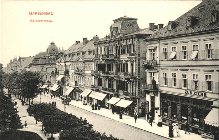 Marienbad Tschechien Boehmen Kaiserstrasse