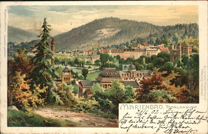 Marienbad Tschechien Boehmen Totalansicht