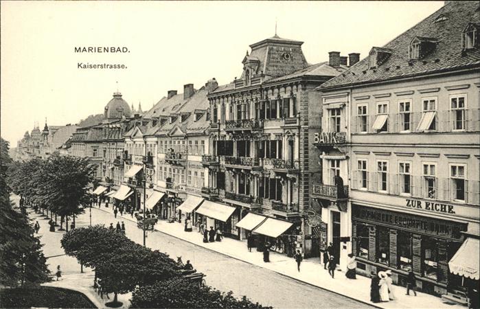 Marienbad Tschechien Boehmen Kaiserstrasse