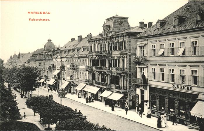 Marienbad Tschechien Boehmen Kaiserstrasse