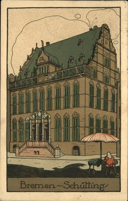 BREMEN  CITY Gildehaus Schuetting   Illustration