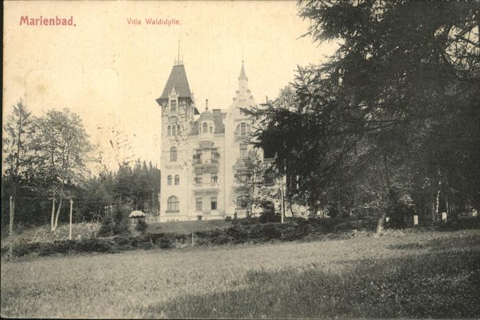 Marienbad Tschechien Boehmen Villa Waldidylle