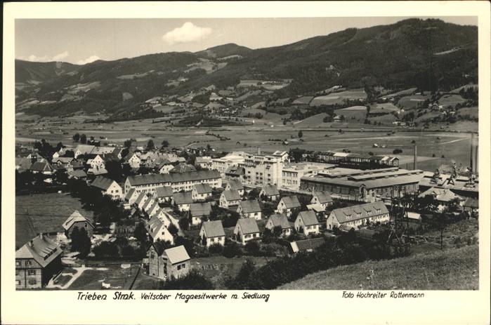 Trieben Veitscher Magnesitwerke mit Siedlung