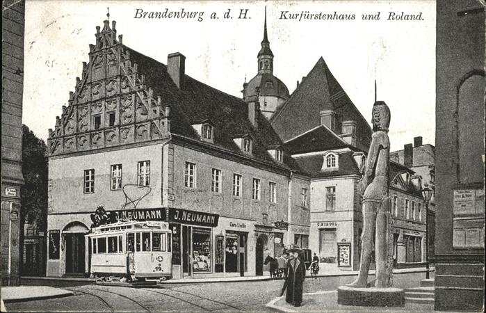 Brandenburg Havel Kurfürstenhaus und Roland