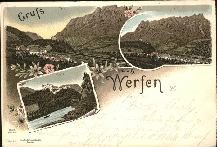 Werfen Salzburg Panorama Festung