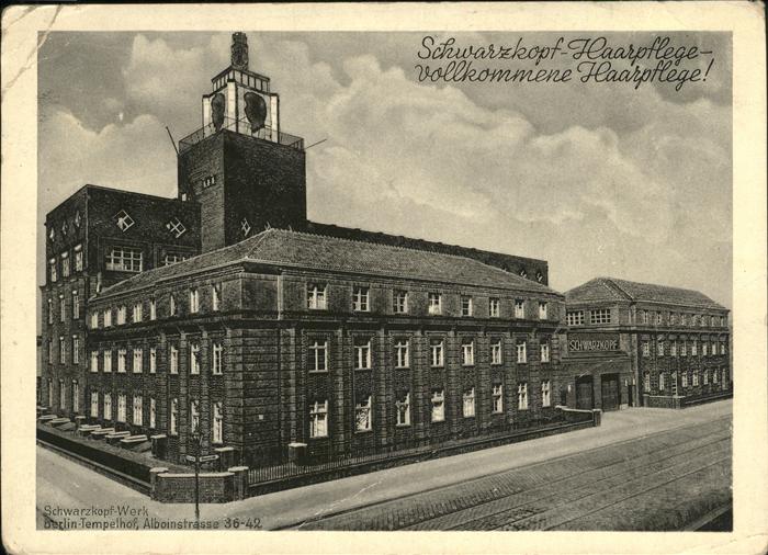 BERLIN  CITY Schwarzkopf Werk in Berlin Tempelhof
