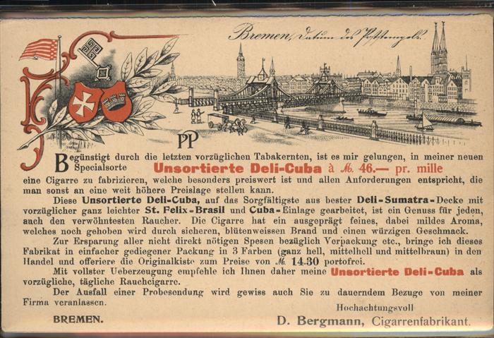 Bremen Panorama _ Aufklappkarte