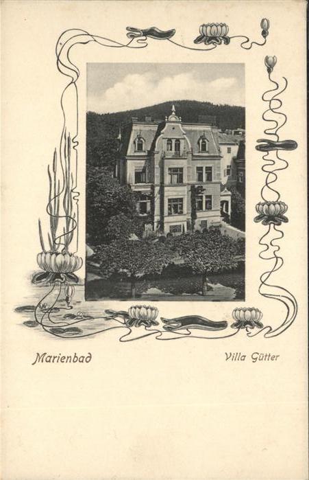 Marienbad Tschechien Boehmen Villa Guetter