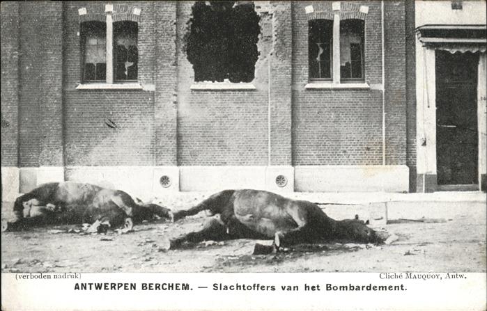 Berchem Antwerpen Slachtoffers van het Bombardement