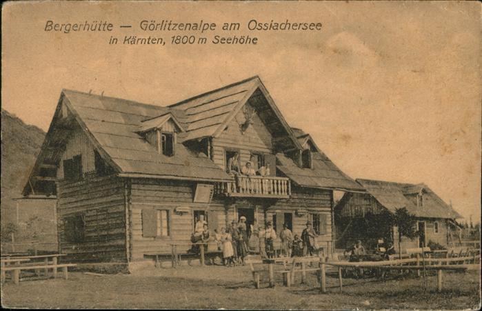 Ossiachersee Bergerhuette Goerlitzenalpe