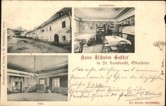Sankt Lambrecht Steiermark Anna Tschuden Gasthof