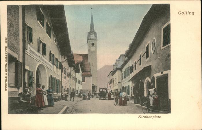 Golling Salzach Kirchenplatz