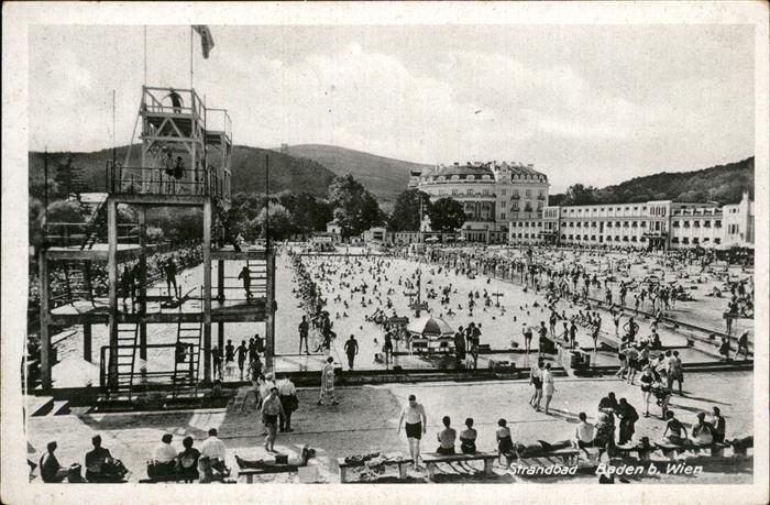 Baden Wien Strandbad _ Feldpost