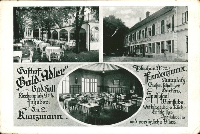 Bad Hall Oberoesterreich Gasthof Goldener Adler