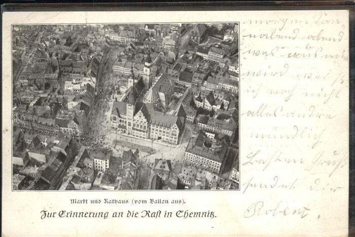 Chemnitz Fliegeraufnahme