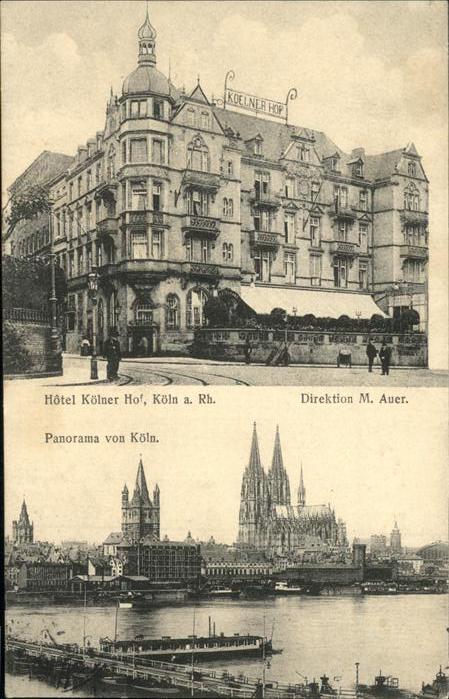 KoeLN Rhein Hotel Koelner Hof M. Auer