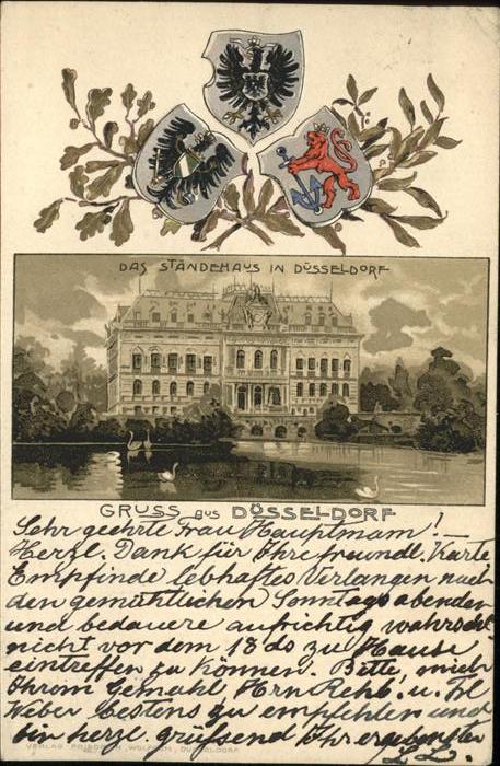 Duesseldorf Ständehaus Prägedruck