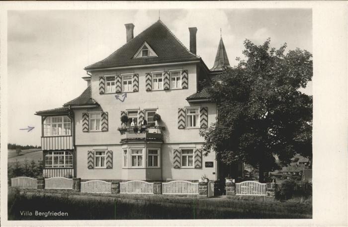Schoemberg Schwarzwald Wildbad Villa Bergfrieden