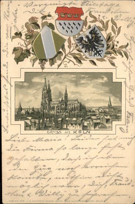 Koeln Dom Prägedruck