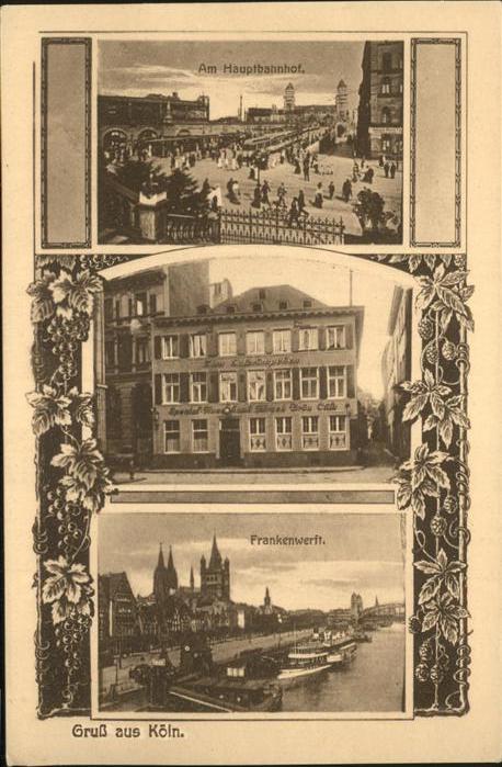 KoeLN  Rhein Frankenwerft Hotel Zum Salzruempchen