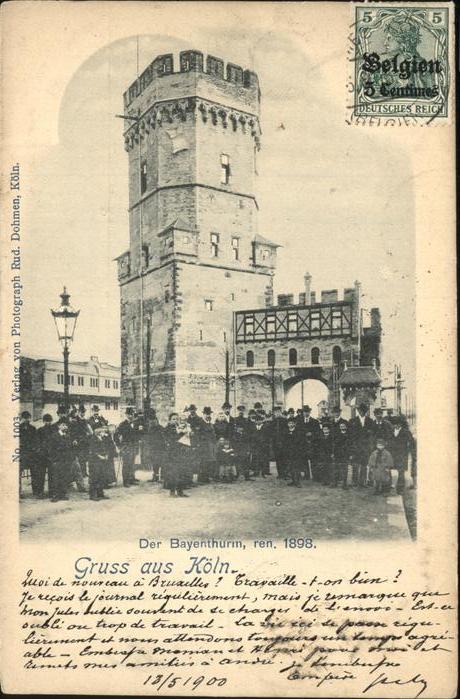 Koeln Bayenthurm 1898