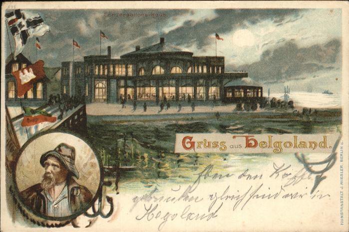 Helgoland Fischer Conversationshaus