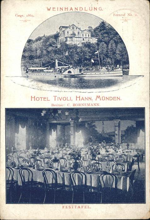 Muenden Hotel Tivoli Weinhandlung